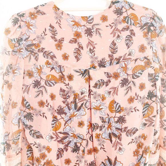 Veronica Beard Mauve pink floral Silk Lowell Blouse Top SZ 2 NWT - Picture 8 of 16